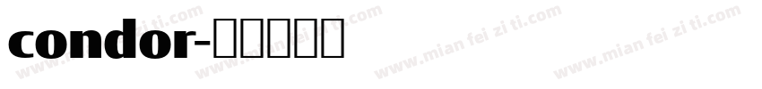 condor字体转换