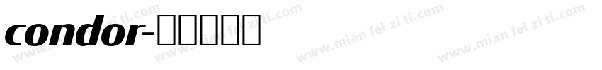 condor字体转换