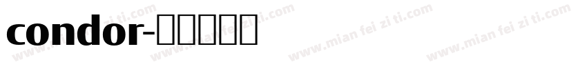 condor字体转换