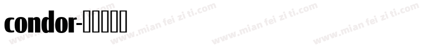 condor字体转换
