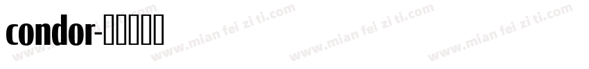condor字体转换