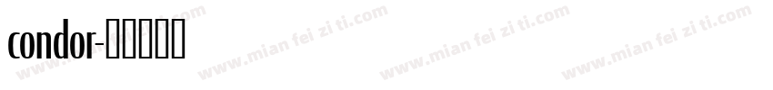 condor字体转换