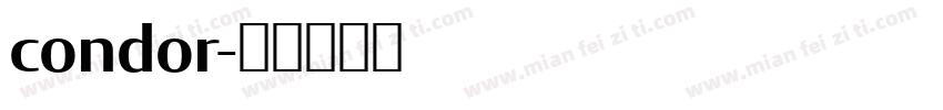 condor字体转换