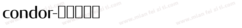 condor字体转换