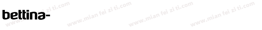 bettina字体转换