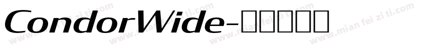 CondorWide字体转换