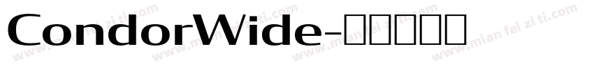 CondorWide字体转换