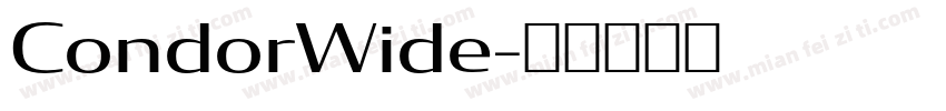 CondorWide字体转换