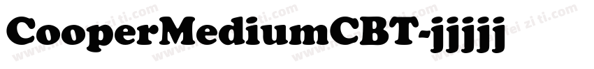 CooperMediumCBT字体转换