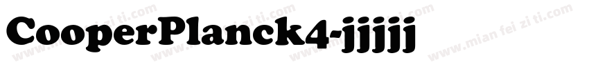 CooperPlanck4字体转换