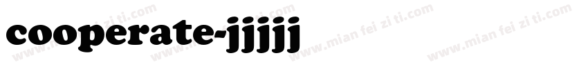 cooperate字体转换