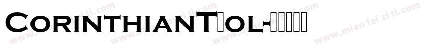 CorinthianTBol字体转换