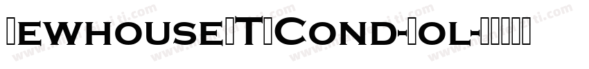 NewhouseDTSCond-Bol字体转换
