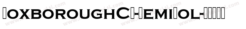 RoxboroughCF-DemiBol字体转换