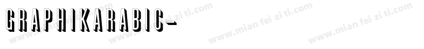 GraphikArabic字体转换