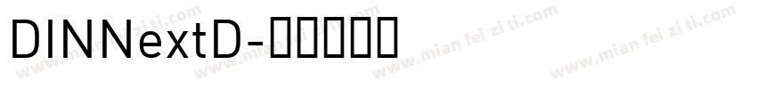 DINNextD字体转换