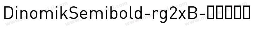 DinomikSemibold-rg2xB字体转换