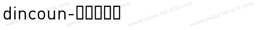 dincoun字体转换