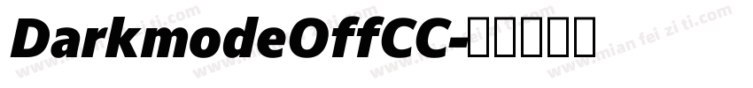 DarkmodeOffCC字体转换