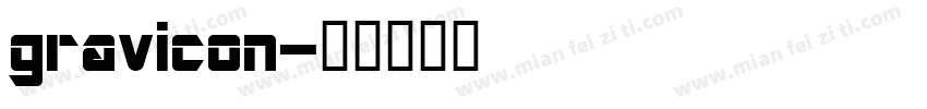 gravicon字体转换