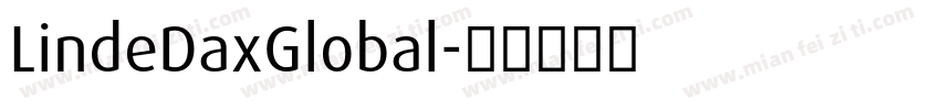 LindeDaxGlobal字体转换