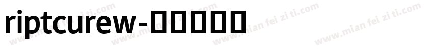 riptcurew字体转换