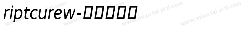 riptcurew字体转换