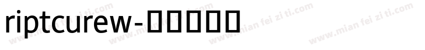 riptcurew字体转换