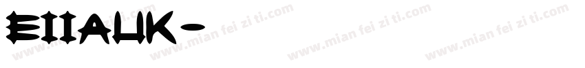 EIiAuK字体转换