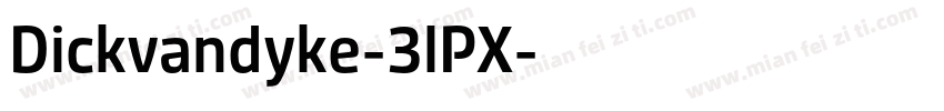 Dickvandyke-3lPX字体转换