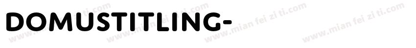 domustitling字体转换