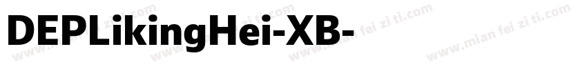 DEPLikingHei-XB字体转换