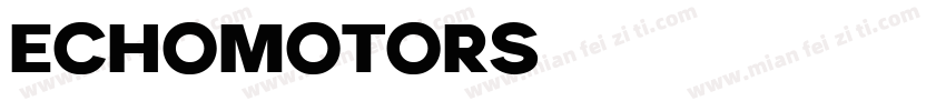 Echomotors字体转换