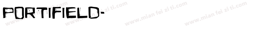 portifield字体转换