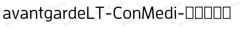 avantgardeLT-ConMedi字体转换