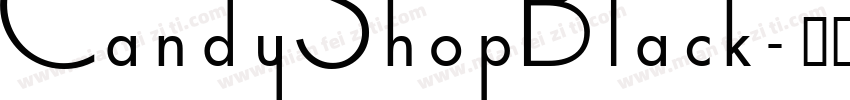 CandyShopBlack字体转换