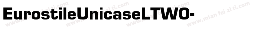EurostileUnicaseLTW0字体转换