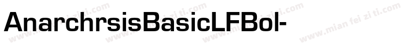 AnarchrsisBasicLFBol字体转换