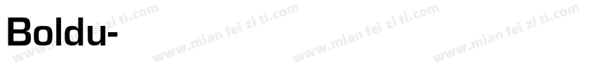 Boldu字体转换