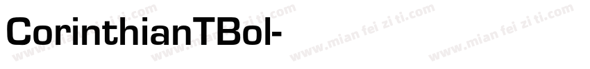 CorinthianTBol字体转换