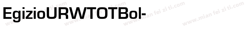 EgizioURWTOTBol字体转换