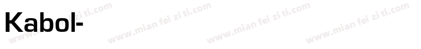 Kabol字体转换