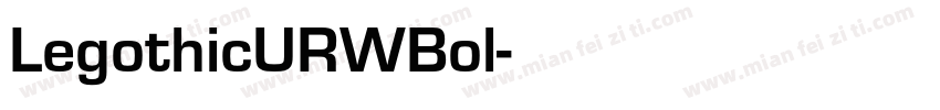 LegothicURWBol字体转换