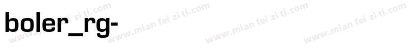 boler_rg字体转换