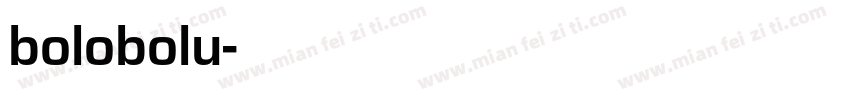 bolobolu字体转换