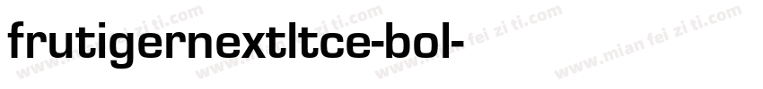 frutigernextltce-bol字体转换
