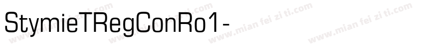 StymieTRegConRo1字体转换