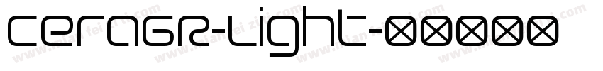 CeraGR-Light字体转换