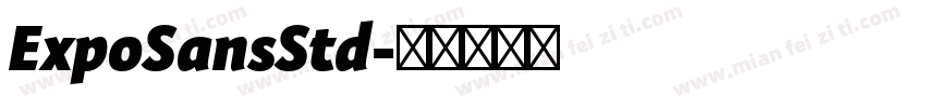 ExpoSansStd字体转换
