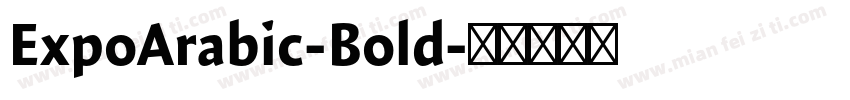 ExpoArabic-Bold字体转换